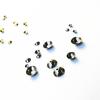 Tapa de cuenco de acero inoxidable con tapa de cuentas, tapa de flor, cuentas, accesorios de acero DIY transfronterizos en stock