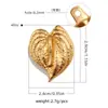Botones de Traje de Baño de Playa de Nuevo Estilo Transfronterizos, Botones Decorativos Irregulares de Metal Dorado, Accesorios de Costura y Bolsas de Bricolaje