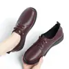 Novos Sapatos Mãe de Cadarço com Salto Baixo 2026, Sapatilhas Macias de Outono para Mulheres de Meia-Idade e Idosas, Sapatos Casuais Confortáveis Antiderrapantes