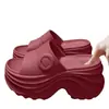 Sandalias de Suela Gruesa para Mujer, Verano, Interiores, Antideslizantes, Uso Exterior, que Aumentan la Altura, Resistentes al Desgaste, Sandalias de Playa de Suela Gruesa