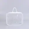 Saco de Embalagem Transparente de PVC para Têxteis Domésticos Saco de Armazenamento à Prova de Poeira para Cobertor Colcha Travesseiro Saco com Arame de Aço Personalização