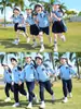 Uniformes Escolares 2026 Nuevo Estilo Conjunto de Uniforme Escolar para Estudiantes de Primaria y Secundaria, Ropa de Primavera y Otoño, Uniformes para Maestros de Jardín de Infancia, Uniformes de Graduación, Uniformes Deportivos