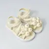 Sandalias para Niña Modelo Nuevo de Verano Suministro Directo Transfronterizo para Niños Pequeños, Medianos y Grandes Sandalias Infantiles Planas de PVC Ecológicas de Princesa