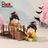 Adornos de Dama Tang Estilo Antiguo, Decoraciones para el Hogar Lindas con Corazón de Niña, Muñecas Tang Xiaoyuan Versión Q, Regalos de Cumpleaños para Niñas