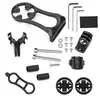 Soporte de Extensión para Manillar de Código Transfronterizo Aleación de Aluminio Soporte para Luz Adecuado para Garmin Bryton Soporte de Extensión para Código