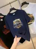 Comercio exterior exportación camiseta de hombre al por mayor puesto ropa camiseta de hombre 5 yuanes inventario ropa Guangzhou mercado línea 13