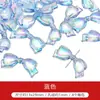 Acrílico Transparente Colorido com Furo Passante Acessórios de Laço DIY Pulseira Artesanal Colar Anel Acessórios de Joias Atacado