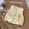 Chaqueta Chaleco de Muñeca 3D Lindos de Dibujos Animados para Niñas Ningli, Chaleco sin Mangas de Nuevo Estilo Otoñal para Niños, Ropa de Abrigo
