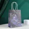 Sacola de Presente para o Dia das Crianças Saco de Papel Kraft Desenho Animado Sacola para Levar Sacola de Embalagem para Presente de Festa Bolsa de Mão