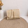 Bolsa de Paja bolso pequeño 2022 moderno para combinar con todo bolso pequeño cuadrado tejido al por mayor Nueva bolsa de cadena con borla