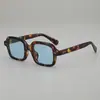 Gafas de Sol Estampado Leopardo 2025 Nuevo Estilo Coreano Protección UV Dulce Genial Estilo Callejero Gafas de Sol Retro Disco Hip-Hop