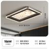 Lámpara de Sala de Estar Estilo Minimalista Italiano Lujo Ligero Nórdico Gama Alta Lámpara Principal de Sala de Estar Lámpara de Techo Ultrafina Paquete de Iluminación para Toda la Casa