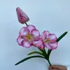 Flor artificial de tulipán decoración del hogar flor de simulación de tela de seda flor artificial de simulación fabricantes al por mayor flores para ramo de boda