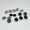 Botones Planos de Aleación de Zinc Fundición a Presión, Broches Redondos para Ropa, Accesorios de Ferretería, Broches sin Coser, Botones para Chaquetas de Plumas, Botones Metálicos