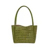 Bolso Canasta Nuevo de Viaje y Vacaciones Verano 2026, Bolso de Hombro y Axila Hueco Estilo Coreano, Bolso de Mano de Moda para el Trabajo