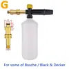 Venta directa de fábrica máquina de limpieza regadera de espuma de alta presión para el hogar lavado de autos pistola de agua a alta presión boquilla de pistola pulverizadora lavacoches olla de PA
