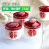 Taza de Postre de Plástico Transparente Cuadrada Mini de Grado Alimenticio Desechable con Tapa Taza para Mousse Mesa de Postres