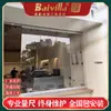 Porta Dobrável de Vidro Sem Moldura Personalizada Porta de Correr Dobrável de Vidro Panorâmico Loja Café Popular Divisória de Vidro