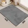 Tapete Drenante de Mármol para Cocina Tapete Secador de Vajilla para Mesa Posavasos Tapete Absorbente para Encimera Tapete de Mesa No Lavable Limpiable a Prueba de Aceite