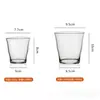 Copo de Vidro de Limão com Vento Borossilicato Doméstico Resistente ao Calor Grande Capacidade Copo de Chá Transparente Copo de Água Venda por Atacado de Fábrica