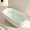 Banheira isolada, banheira de acrílico com laterais finas, banheira sem emendas, banheira de pedestal para uso doméstico, banheira tamanho adulto, banheira estilo europeu, banheira tipo chaise longue
