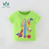 Camiseta Infantil Verão Camiseta Infantil 2025 Camiseta de Manga Curta de Verão Estilo Europeu e Americano Roupa Infantil Tops de Verão Infantis