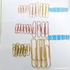 Clips para Papel Recubiertos de Plástico al por Mayor para Fabricantes en Volumen Dorado 28mm33mm Clips para Papel Clips para Papel Recubiertos de Plástico de Colores