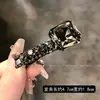 Grampo de Cabelo de Diamante Exquisito Moda Feminina Celebridade da Internet Franja Presilha Lateral Elegante Novo Estilo Presilha de Nuca Acessórios de Cabelo Versáteis