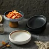 Platos de cerámica para servir comerciales para kimchi, aperitivos, sushi, sashimi, mariscos, frutas y ensaladas