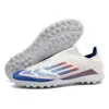Zapatos de Fútbol para Niños F50 de Caña Baja Transfronterizos Césped Artificial Clavos Rotos Zapatos de Entrenamiento Juvenil para Hombres, Mujeres y Niños