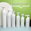 Botella Mousse Blanca de 100ml con Cepillo Limpiador y Dosificador de Espuma, Botella de Espuma de 200ml