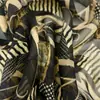 Tela estampada de gasa con calados, vestido geométrico de mujer primavera-verano, bufanda de seda estilo chino, chal, tela para exportación europea