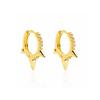 Aretes de Plata Esterlina S925 de Venta Caliente Transfronteriza Moda Europea y Americana Estilo Ponke Aretes Geométricos de Diamantes de Moda Aretes