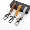 Chaveiro de Carro Transfronteiriço Simples para Cintura Masculina Criativo com Logo Gravado Pingente Anti-perda Chaveiro de Pelo