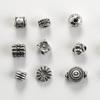 Accesorios Yiwu AliExpress, accesorios de plata antiguos, cuentas de aleación mixtas, espaciador, joyería de cuentas hecha a mano, material de bricolaje