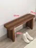 Banqueta para cambiar zapatos de madera maciza, banqueta simple para cambiar zapatos de entrada, banqueta lateral de sofá, taburete pequeño de mesa de centro para sala de estar, taburete de comedor creativo