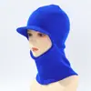 Gorro de Punto con Capucha Personalizado para Ciclismo al Aire Libre en Invierno, Protector de Cuello Cálido, Bufanda para el Cuello, Protección Auditiva Integrada, Pasamontañas