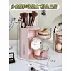 Polvo a Prueba de Polvo, Lujo Ligero, Tocador de Gran Capacidad, Esponja de Belleza, Cushion de Aire, Lápiz Labial, Caja de Almacenamiento de Cosméticos para Escritorio