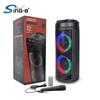 Sing-E Zqs6212 Alta Calidad Hogar Exterior Luces Coloridas Subwoofer Luminoso Carga Audio Inalámbrico Bluetooth