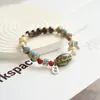 Jingdezhen nova pulseira de cerâmica pulseira de coração de menina infantil círculo único joia desenho animado fofo suprimento de barraca atacado