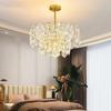 Lustre de Cristal Francês Moderno e Simples Lâmpada de Vidro para Quarto Quente Lâmpada para Sala Principal Sala de Jantar Nova Lâmpada de Teto de Celebridade da Internet