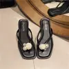 Chanclas Casuales de Playa Estilo Ins para Estudiantes, Nuevas Chanclas Antideslizantes de Suela Suave para Vacaciones para Mujeres, Uso Exterior de Verano de Moda