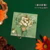 Marcador de Metal con Pintura al Óleo Retro Personalizado de Alta Gama Exquisito Soporte para Páginas de Lectura Estudiantil Floral Romántico Cultural Creativo Pequeño Regalo