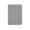 Ventosa de silicona directa de fábrica 24 negra ventosa simple antideslizante soporte portátil para teléfono móvil cuadrado