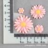 Material de Pegamento Cremoso de Flor de Girasol Parche DIY Margaritas Pequeñas Accesorios de Resina Zuecos Funda de Teléfono Accesorios para el Cabello DIY
