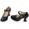 Nuevos Zapatos Mary Jane Retro Correa de Viaje Zapatos de Suela Gruesa de Tacón Alto para Primavera y Otoño Europeos y Americanos Tallas Grandes 40-48 Zapatos de Comercio Exterior