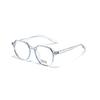 Gafas Xunge para Hombre, Cuadradas Multilado, Modernas y Artísticas, Gafas sin Graduación para Mujer, Estilo Universitario, Tr90, Se Pueden Montar Lentes