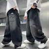 Calças para meninos, jeans infantil estilo primavera e outono, calças retas estilosas de outono para meninos mais velhos, atacado transfronteiriço da moda
