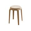 Taburete de plástico para el hogar, grueso, apilado, extra grueso, banco, silla de molino de viento, mesa de comedor moderna, taburete redondo sencillo para comedor y sala de estar.
