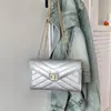 Nova Bolsa de Corrente de Alto Estilo para o Verão de 2026, Bolsa Transversal para Mulheres, Bolsa de Celular Tendência de Grande Capacidade, Bolsa Transversal Pequena Simples de Ombro Único